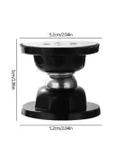 Silicone Door Suck Hotel Household Strong Magnetic Strong Mute Door Touch Silicone Anti-collision Door Stall Door Stopper, black