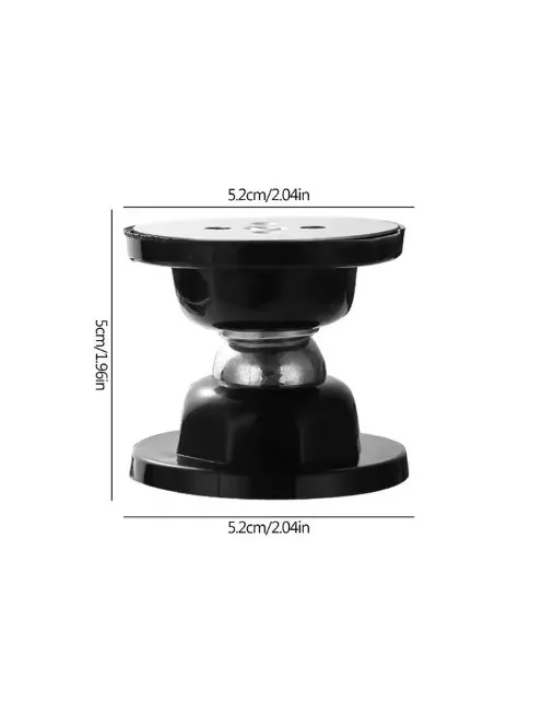 Silicone Door Suck Hotel Household Strong Magnetic Strong Mute Door Touch Silicone Anti-collision Door Stall Door Stopper, black