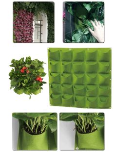 Garden Plant Grow Bag 100x100cm 25 Pockets