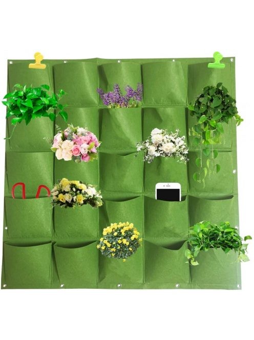 Garden Plant Grow Bag 100x100cm 25 Pockets