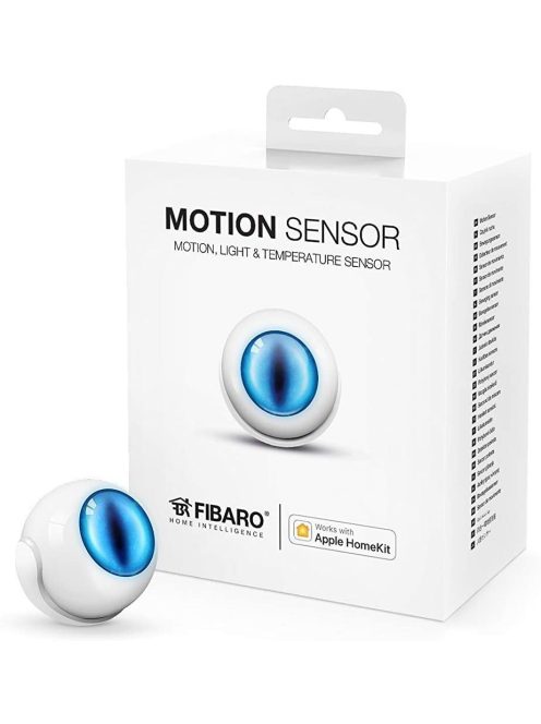FIBARO Motion Sensor/Z-Wave Plus Multi-Sensor Motion Sensor, Temperature, Light Intensity Sensor and Acceleration Meter, FGMS-001
