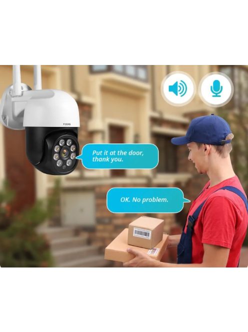 Fuers 1080P 5MP IP Camera Tuya Smart Outdoor Home Security Auto Tracking Human Detection Camera WIFI CCTV Surveillance Camera