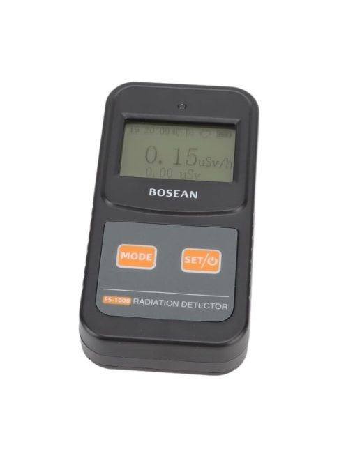 Professzionális hordozható nukleáris sugárzásérzékelő, otthoni biztonsághoz és ipari használatra, Bosean, FS-1000