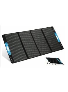   200W Napelem + kábelek, hordozható, rugalmas, összecsukható