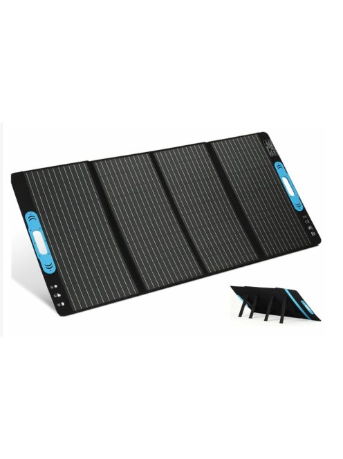 200W Napelem + kábelek, hordozható, rugalmas, összecsukható