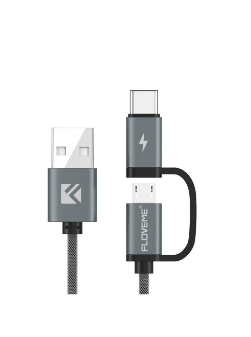 USB C és micro kábel 2 in 1 USB