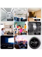 Tuya 3IN1 széndioxid érzékelő, hőmérséklet-páratartalom mérő, WIFI, kerek