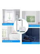 TUYA Zigbee árnyékoló relé, redőnyhöz, függönyhöz, 2 körös