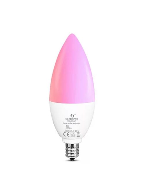 Philips Hue white and color compatible Gledopto LED Bulb E14 4W