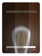 Tuya Zigbee Okos Led izzó filament ST64, vintage stílusú dimmelhető izzó, E27, 7W Gledopto