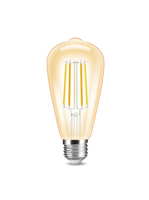 Gledopto Filament LED Light Bulb E27 ST64 7W Pro Zigbee Dimmable For Indoor