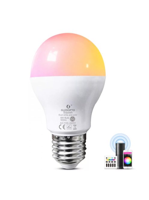 GLEDOPTO LED Bulb Pro E27 6W, Philips HUE, Tuya, SmartThings compatible