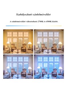   Philips Hue white and color kompatibilis Gledopto E27 LED izzó 12W