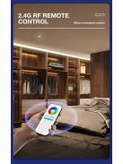 Tuya led szalag szett színes, RGBCCT Zigbee, mobiltelefonról vezérelhető, Gledopto (2 méter)