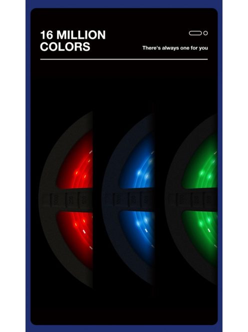 Tuya Zigbee  led szalag kompatibilis szett, színes, RGBCCT Zigbee, mobiltelefonról vezérelhető, Gledopto (2 méter)