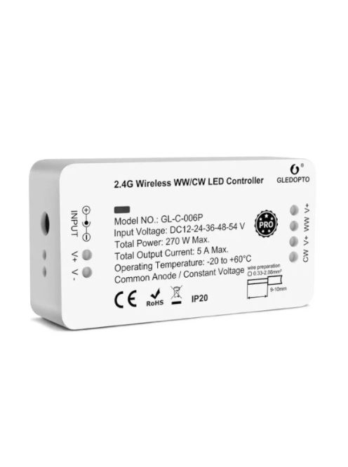 Philips Hue Lightstrip compatible WW/CW controller Gledopto Pro