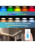 Tuya Zigbee Gledopto RGBCCT beépíthető spot LED lámpa 6W Pro IP54