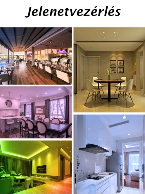 Tuya Zigbee kompatibilis Gledopto RGBCCT beépíthető spot LED lámpa 12W Pro IP54