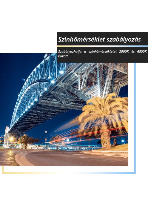 Tuya Zigbee Kültéri világítás Gledopto RGBCCT LED reflektor Pro Philips Hue kompatibilis 30W 