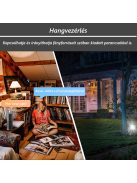 Tuya Zigbee kerti színes LED lámpa kompatibilis kültéri Gledopto RGBCCT PRO leszúrható 12W