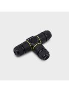 Outdoor T cable extender for garden lamp IP68