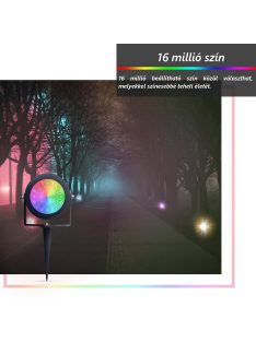   Tuya Zigbee kültéri színes LED lámpa kompatibilis Gledopto RGBCCT leszúrható lámpa 12W