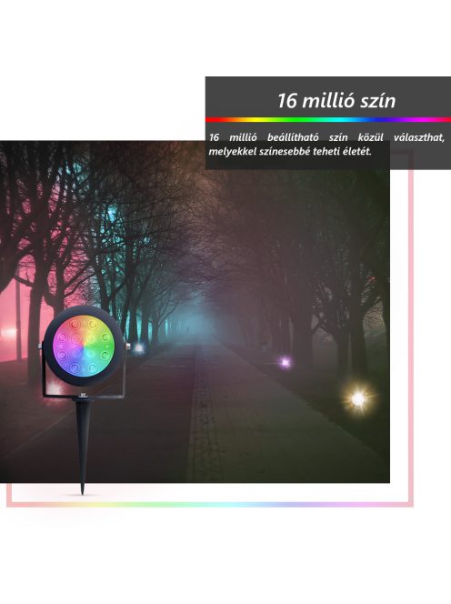 Tuya Zigbee kültéri színes LED lámpa kompatibilis Gledopto RGBCCT leszúrható lámpa 12W