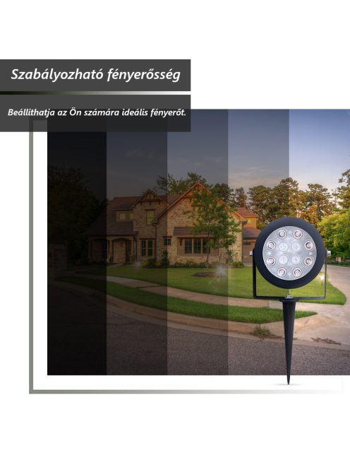 Tuya Zigbee kültéri színes LED lámpa kompatibilis Gledopto RGBCCT leszúrható lámpa 12W