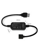 TUYA TV Háttérvilágítás szett, Wi-Fi Gledopto RGBCCT, 5V