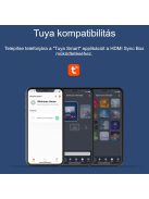 TV háttér világítás Tuya kompatibilis HDMI Sync Box 2.0 Gledopto, dinamikus
