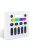 Zigbee 3.0 RF RGB+CCT 4-zone Touch Wall Panel Remote Controller Gledopto