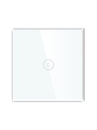 Tuya compatible Wi-Fi smart wall switch 1 gang 1 way white