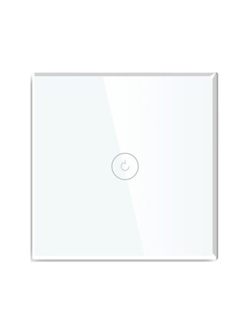 Tuya compatible Wi-Fi smart wall switch 1 gang 1 way white