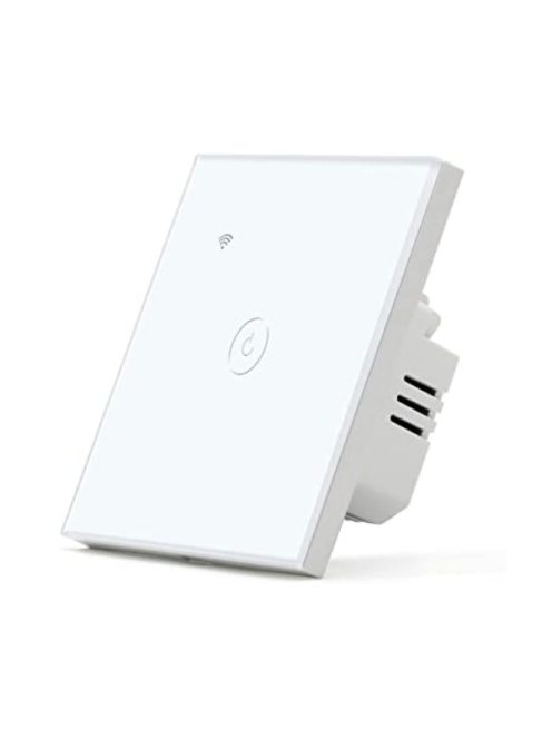 Tuya compatible Wi-Fi smart wall switch 1 gang 1 way white