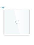 Tuya compatible Wi-Fi smart wall switch 1 gang 1 way white