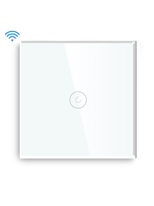 Tuya compatible Wi-Fi smart wall switch 1 gang 1 way white