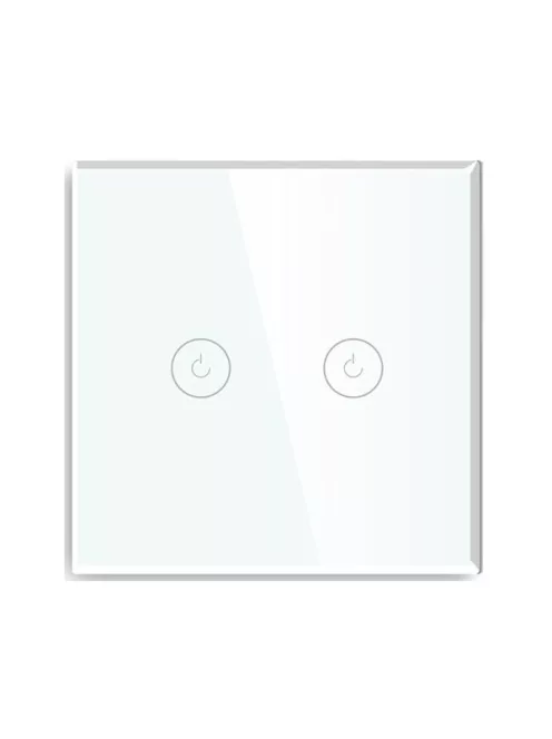 TUYA Zigbee érintő villanykapcsoló csillár kapcsoló, fehér, okos villanykapcsoló, Elegant család