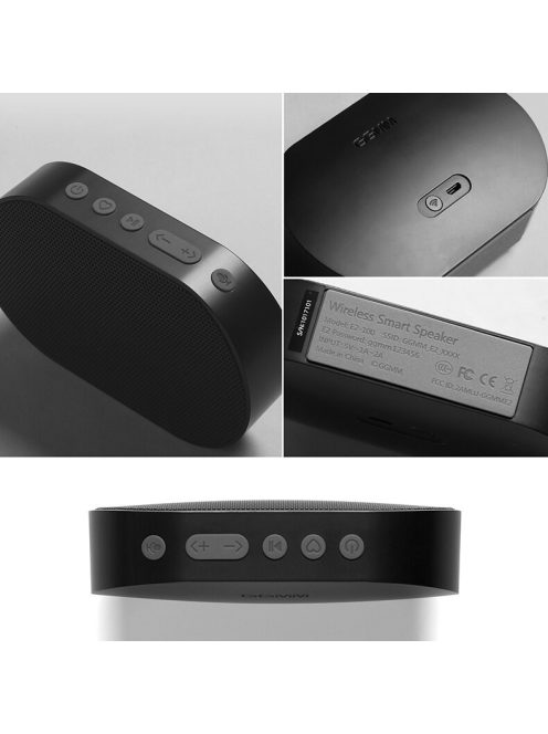 Hordozható akkumulátoros hangszóró Amazon Alexa, Multiroom, Wi-Fi, Bluetooth aptX GGMM E2  