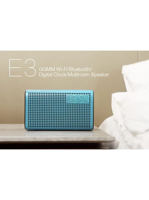 Vezeték nélküli hangszóró, Digitális ébresztő óra, Wi-Fi, Bluetooth, Multiroom hagszóró  KIVÁLÓ HANGZÁS GGMM E3