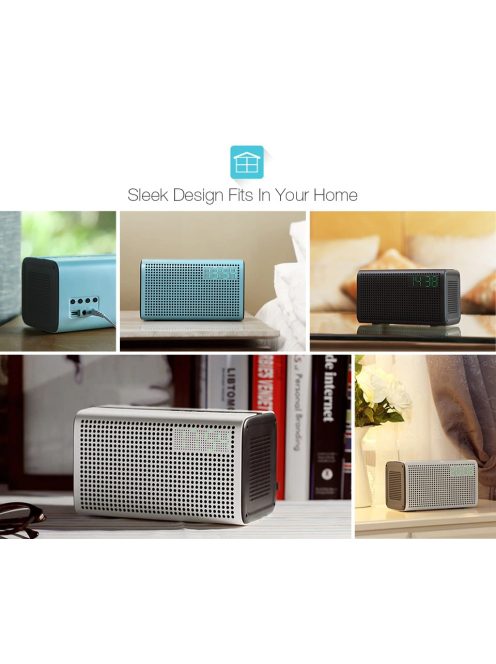 Vezeték nélküli hangszóró, Digitális ébresztő óra, Wi-Fi, Bluetooth, Multiroom hagszóró  KIVÁLÓ HANGZÁS GGMM E3
