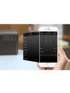 Vezeték nélküli hangszóró, Digitális ébresztő óra, Wi-Fi, Bluetooth, Multiroom hagszóró  KIVÁLÓ HANGZÁS GGMM E3