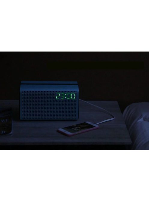 Vezeték nélküli hangszóró, Digitális ébresztő óra, Wi-Fi, Bluetooth, Multiroom hagszóró  KIVÁLÓ HANGZÁS GGMM E3