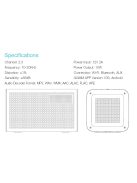 Vezeték nélküli hangszóró, Digitális ébresztő óra, Wi-Fi, Bluetooth, Multiroom hagszóró  KIVÁLÓ HANGZÁS GGMM E3