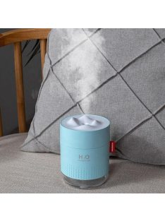   Aromaterápiás párologtató és párásító, 2000mAh akkumulátorral, melegfényű hangulatvilágítással