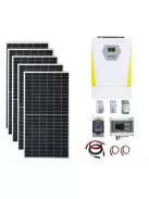 Napelem rendszer 2,325kW, 12400W / 6200W  hibrid inverter WiFi-vel, MPPT töltésvezérlő, 48V-os rendszer