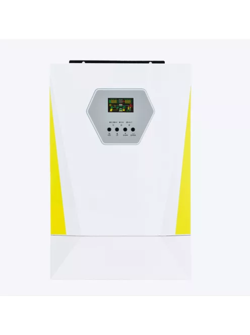 Napelem rendszer 3,72kW, 7200W / 3600W  hibrid inverter WiFi-vel, MPPT töltésvezérlő, 24V-os rendszer