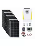 Napelem rendszer 4kW, 7200W / 3600W  hibrid inverter WiFi-vel, MPPT töltésvezérlő, 24V-os rendszer