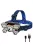 5LEDs With Built-in 18650 Battery USB Rechargeable Portable Headlamp
