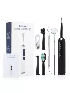   Electric 7in1 Dental Scaler Vibration Tooth Calculus Remover Sonic High Frequency Stains Tartar Toothbrush Cleaner Portable