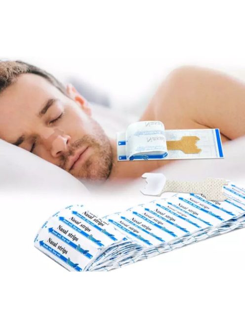 Horkolás elleni, légzéskönnyítő orrtapasz, 55mm*16mm
